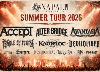 Napalm Records Unveils Massive Summer 2026 Tour Schedule Featuring Accept, Alter Bridge, Avantasia, Cradle of Filth and More